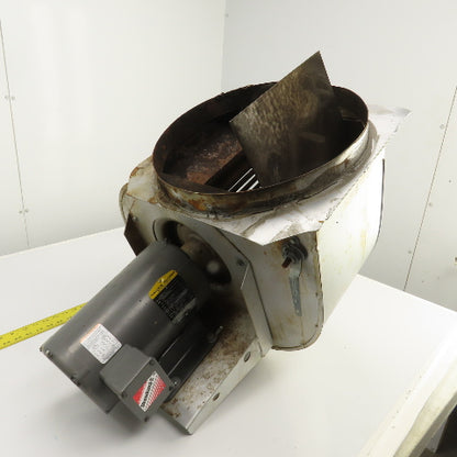 12" OD x 7-1/4" W Squirrel Cage Blower Fan With 3HP Motor 230/460V 3PH & Damper