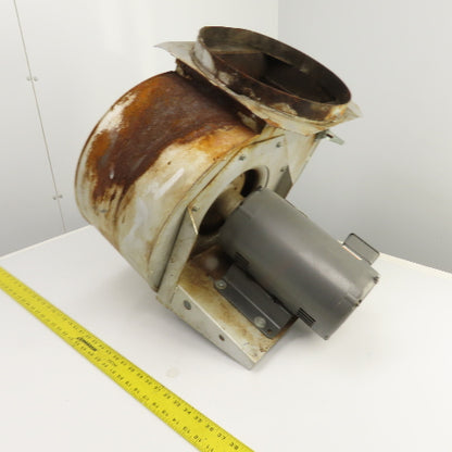 12" OD x 7-1/4" W Squirrel Cage Blower Fan With 3HP Motor 230/460V 3PH & Damper