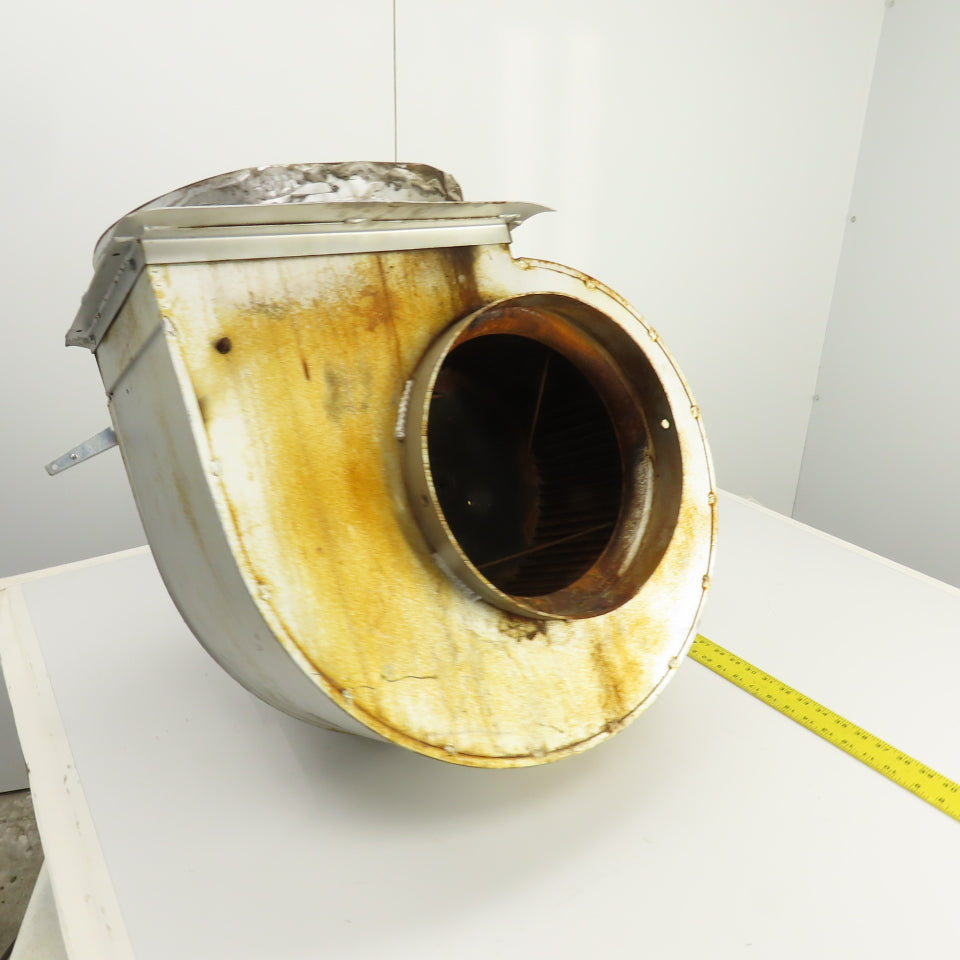 12" OD x 7-1/4" W Squirrel Cage Blower Fan With 3HP Motor 230/460V 3PH & Damper