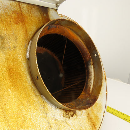 12" OD x 7-1/4" W Squirrel Cage Blower Fan With 3HP Motor 230/460V 3PH & Damper
