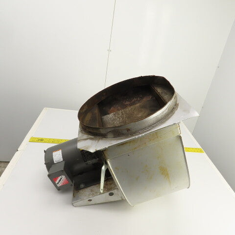 12" OD x 7-1/4" W Squirrel Cage Blower Fan With 3HP Motor 230/460V 3PH & Damper