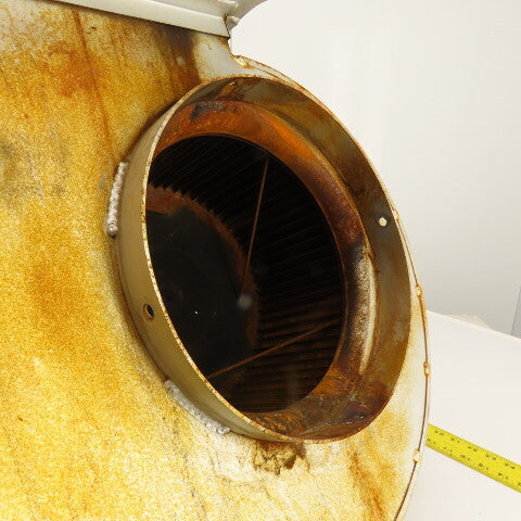 12" OD x 7-1/4" W Squirrel Cage Blower Fan With 3HP Motor 230/460V 3PH & Damper