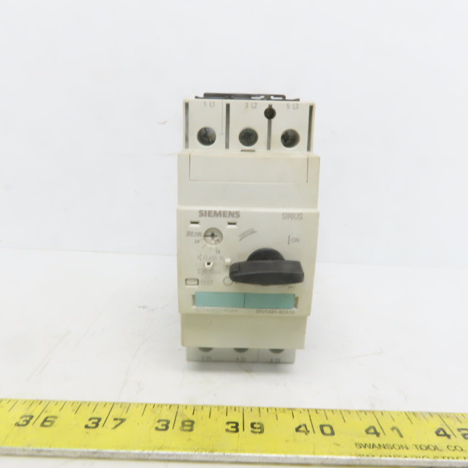 Siemens 3RV1431-4DA10 Circuit Breaker 18-25A 25HP