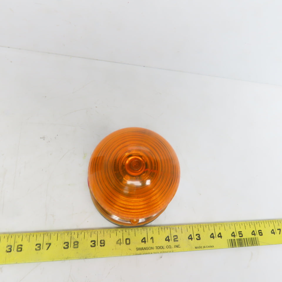 Edwards 104FLEDA-G1 Axapta Beacon Amber Flashing Light 24VDC 0.062A