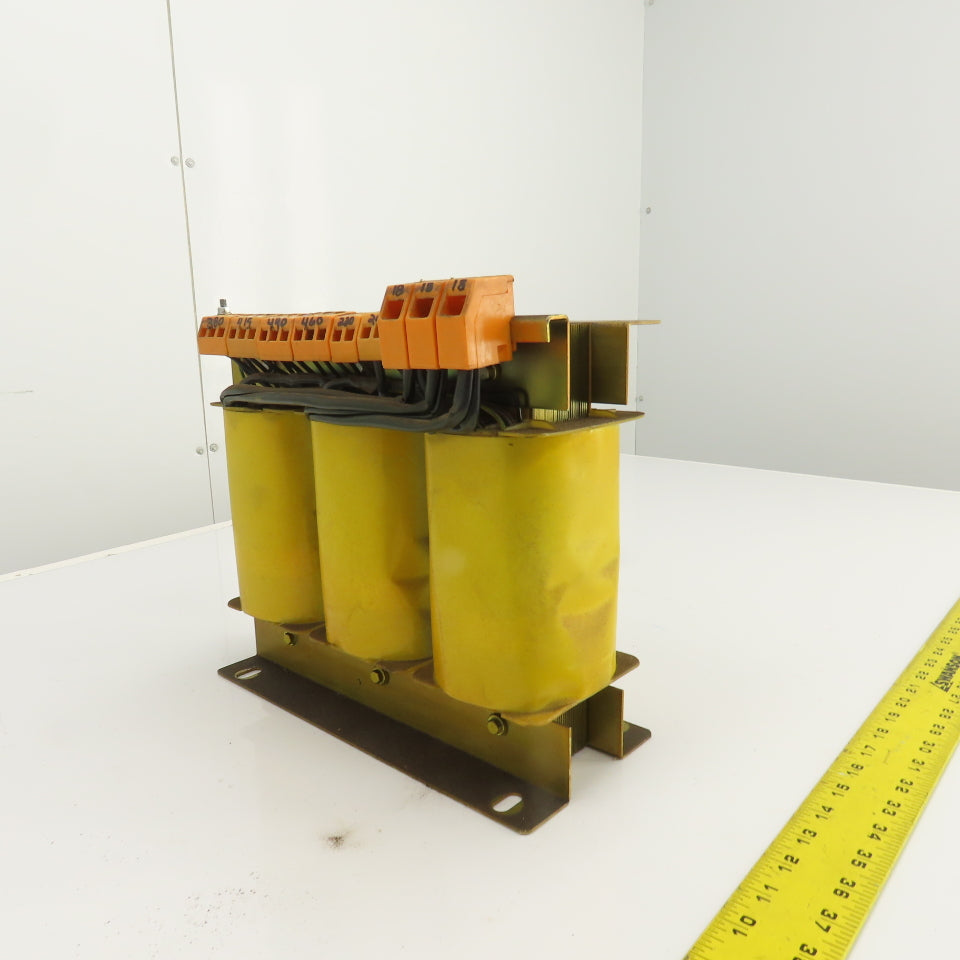 FMT ESTE-PD-0429-603044 2kVA 3PH Transformer Pri 380-460 Sec 220V/24-18 Tested