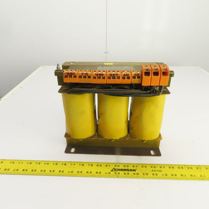 FMT ESTE-PD-0429-603044 2kVA 3PH Transformer Pri 380-460 Sec 220V/24-18 Tested