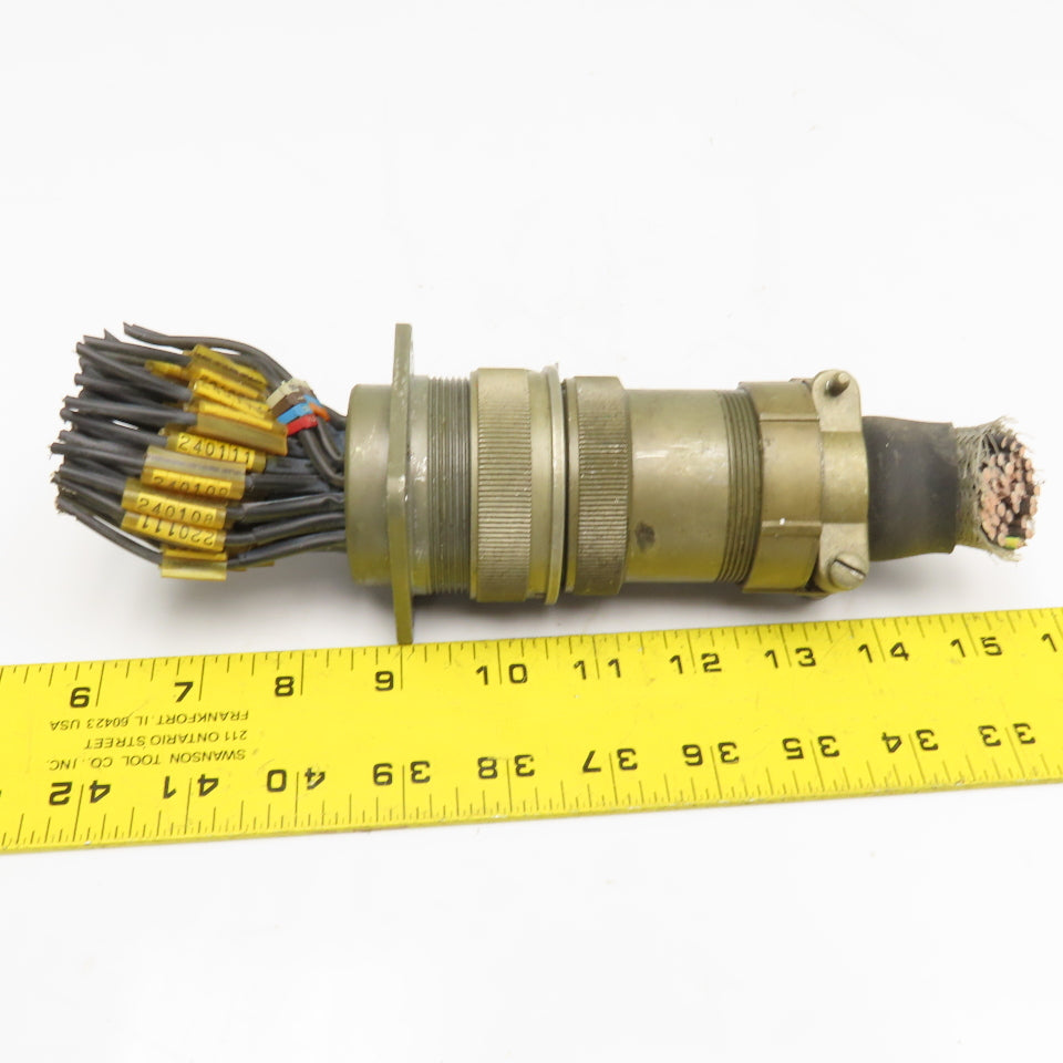 Veam 47 Position Male Female Circular Electrical Connector Set