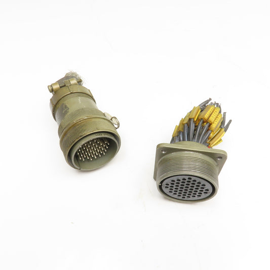 Veam 47 Position Male Female Circular Electrical Connector Set