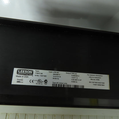 Leeson 174677.00 SM 4 Series 7.5HP Adjustable Speed AC Drive 400/480V 0-500HZ