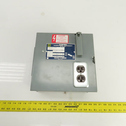 Square D Class 9070 SK5271T 750VA Transformer Disconnect HV 230/460V LV 115V 1PH