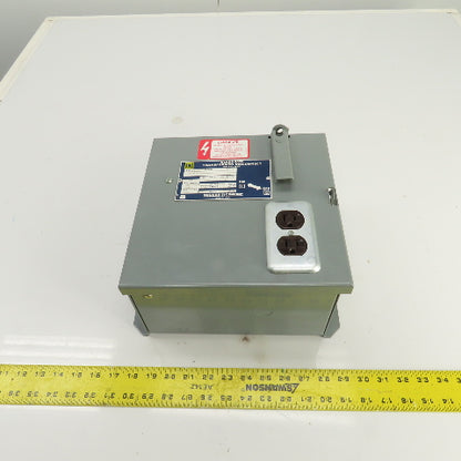 Square D Class 9070 SK5271T 750VA Transformer Disconnect HV 230/460V LV 115V 1PH