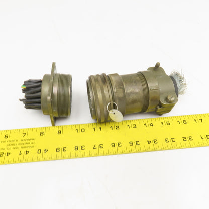 Veam 9544 35 Position Male Female Circular Electrical Connector Set