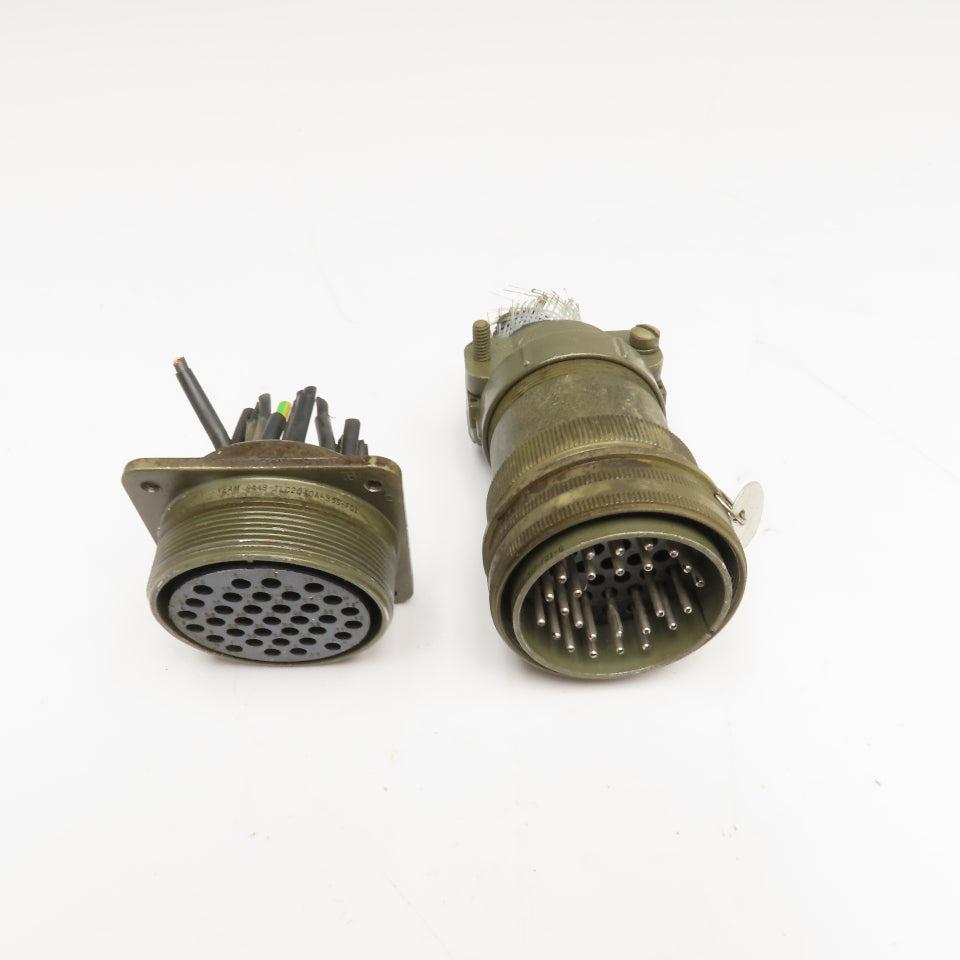 Veam 9544 35 Position Male Female Circular Electrical Connector Set