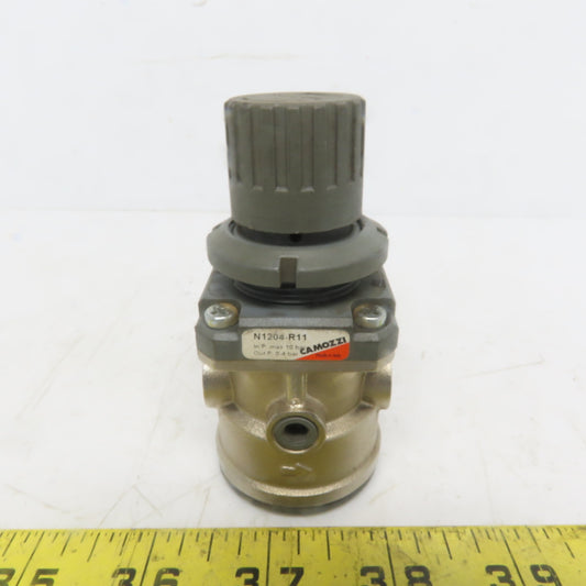 Camozzi N1204-R11 Pneumatic Regulator Control Valve In 16bar Out 0-4 Bar