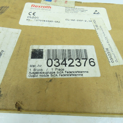 Trumpf 0342376 Bosch Rexroth 1070083385-GA1 Output Module NEW SEALED