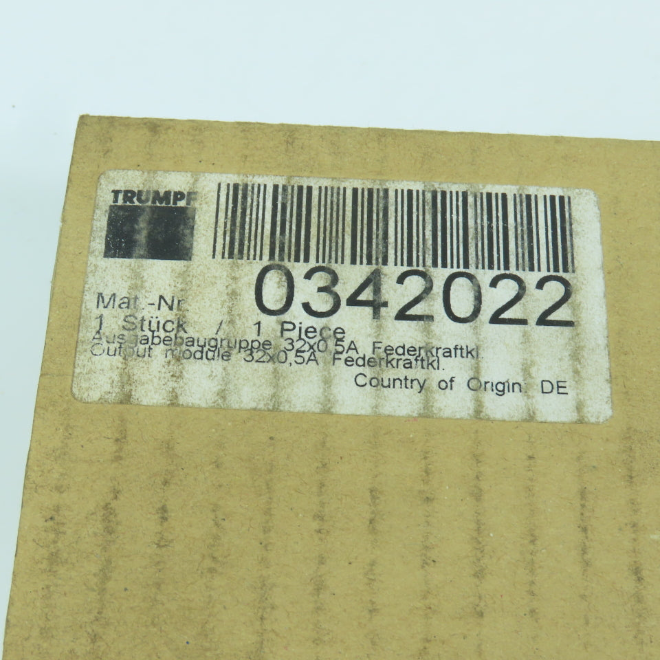 Trumpf 0342022 Bosch Rexroth 1070083387-GB1 Output Module NEW SEALED