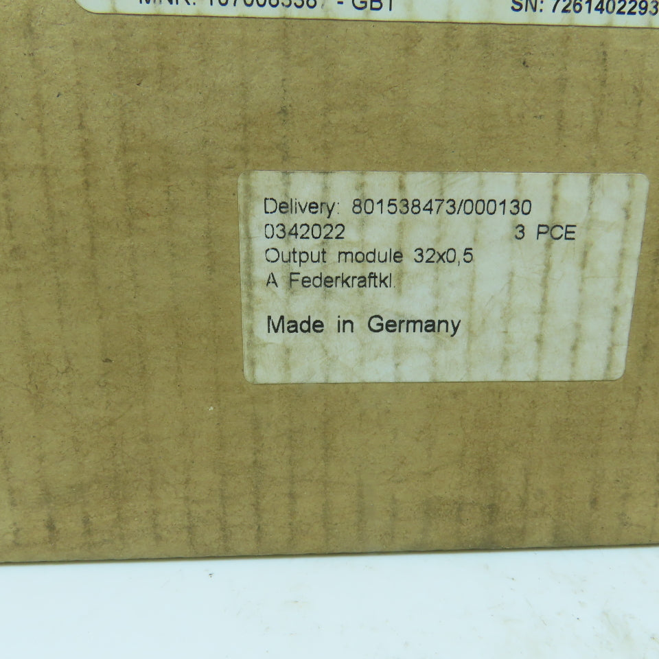 Trumpf 0342022 Bosch Rexroth 1070083387-GB1 Output Module NEW SEALED
