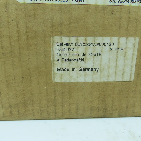 Trumpf 0342022 Bosch Rexroth 1070083387-GB1 Output Module NEW SEALED