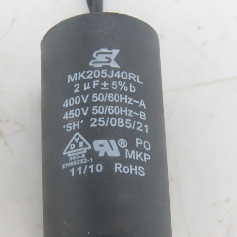 SK MK205J40RL Start Capacitor 2uf +/- 5%b 400/450V