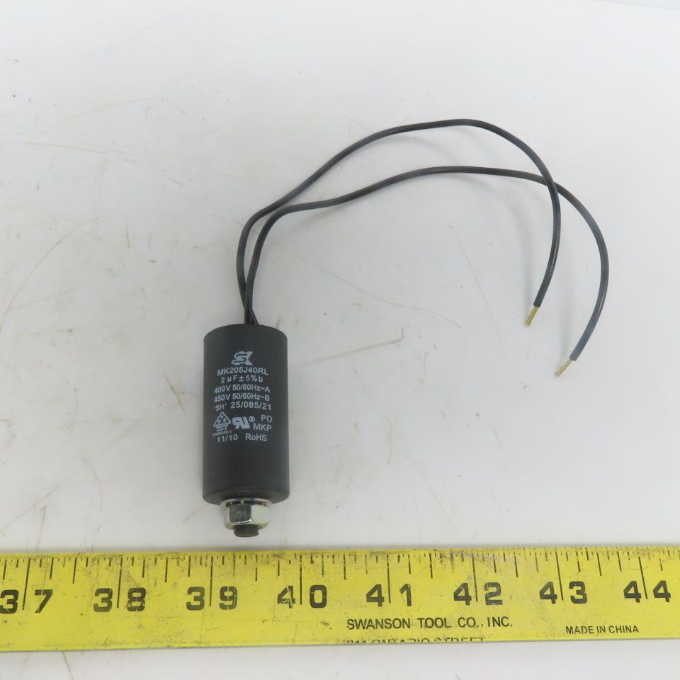 SK MK205J40RL Start Capacitor 2uf +/- 5%b 400/450V