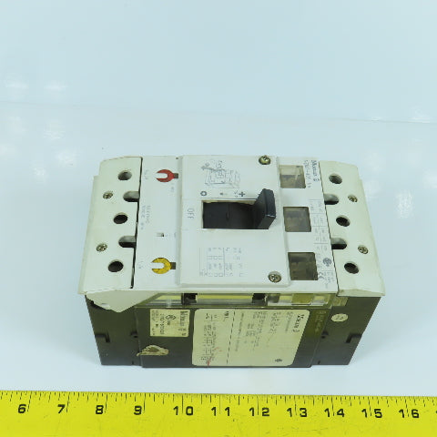 Moeller NZM7-40S-NA 40A Molded Case Circuit Breaker 600V AC W/ Adjustable Trip