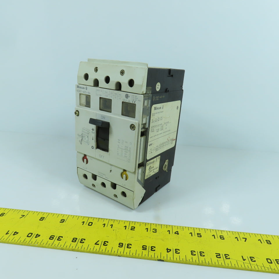 Moeller NZM7-40S-NA 40A Molded Case Circuit Breaker 600V AC W/ Adjustable Trip
