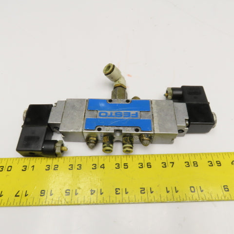 Festo 5/2 Position Double Solenoid Pneumatic Directional Valve 24VDC Coil G1/8