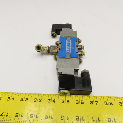 Festo 5/2 Position Double Solenoid Pneumatic Directional Valve 24VDC Coil G1/8