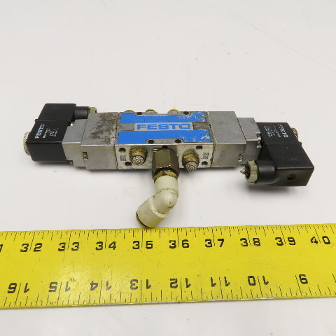 Festo 5/2 Position Double Solenoid Pneumatic Directional Valve 24VDC Coil G1/8
