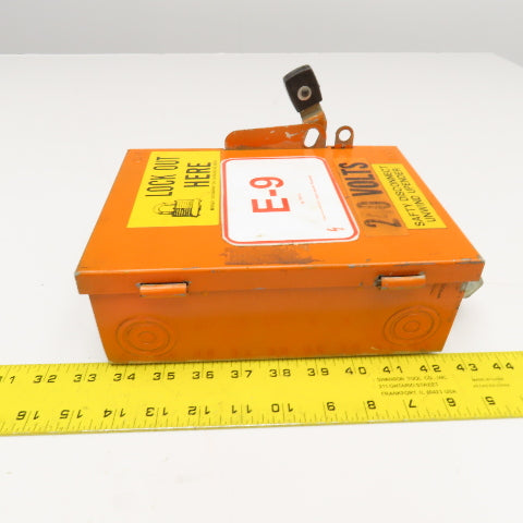 Square D DU321 30A 240V 3 Pole Non Fused Manual Disconnect Switch Type 1