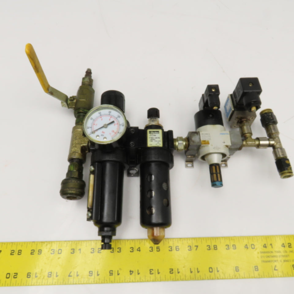 Festo Parker 05E24A13AB Filter Lubricator Regulator Pressure Operated FRL