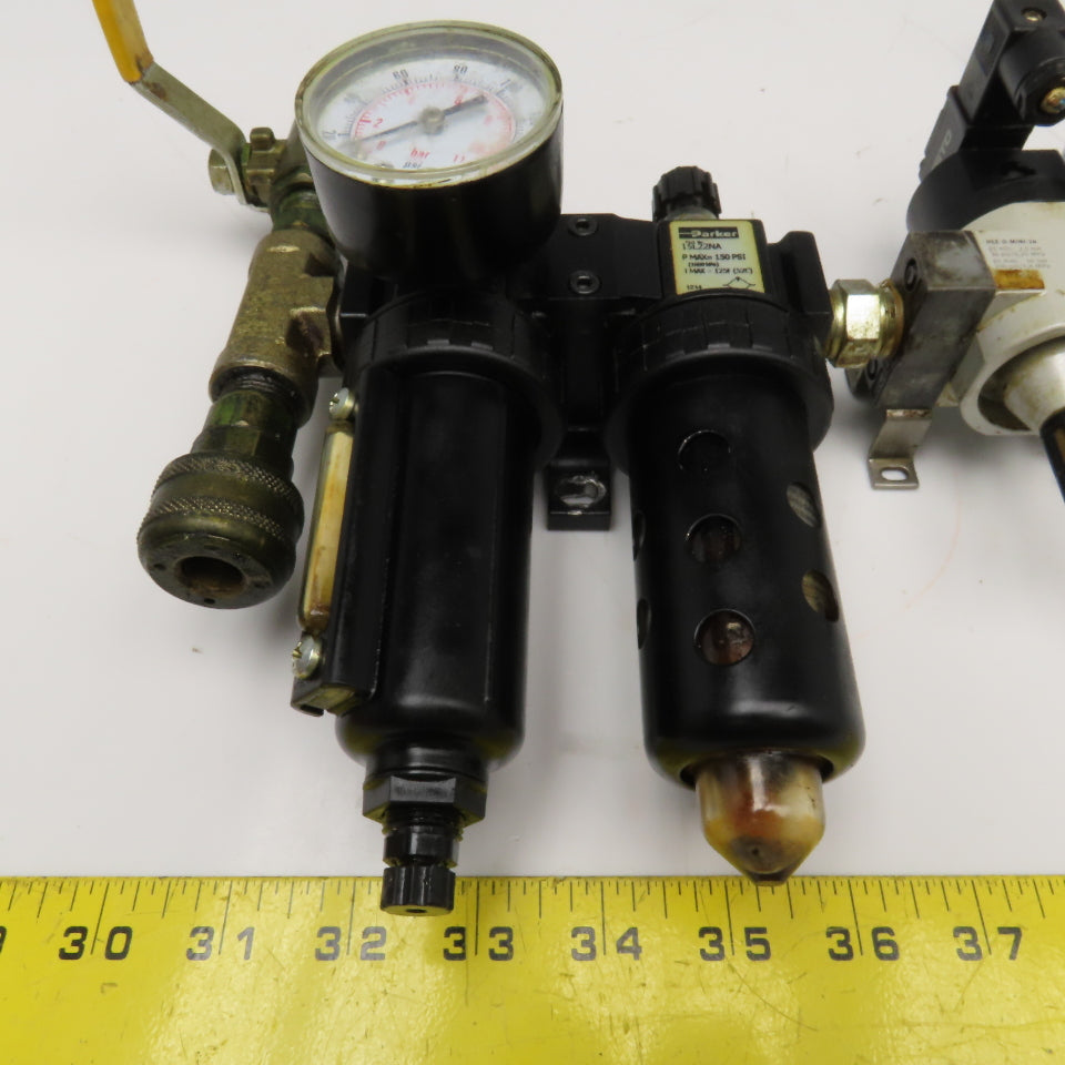 Festo Parker 05E24A13AB Filter Lubricator Regulator Pressure Operated FRL