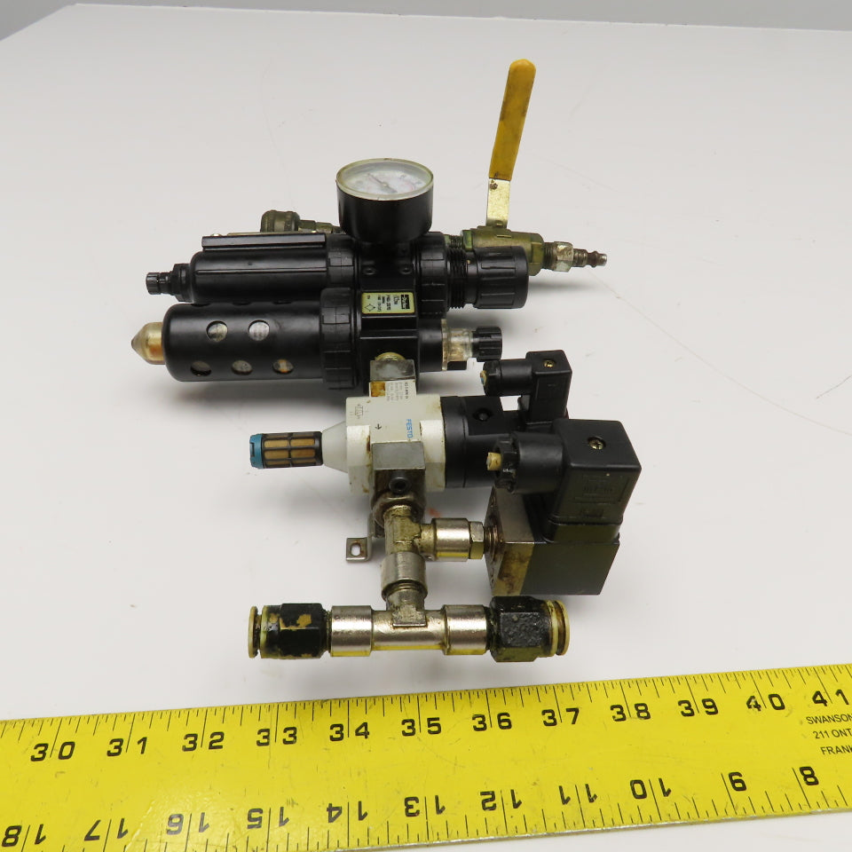 Festo Parker 05E24A13AB Filter Lubricator Regulator Pressure Operated FRL