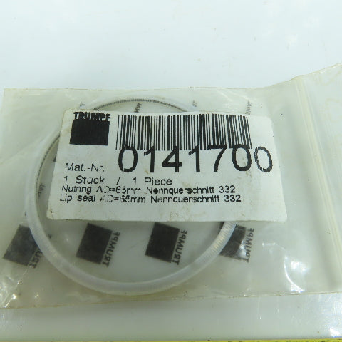 Trumpf 0141700 Lip Seal AD 65mm Nennquerschni