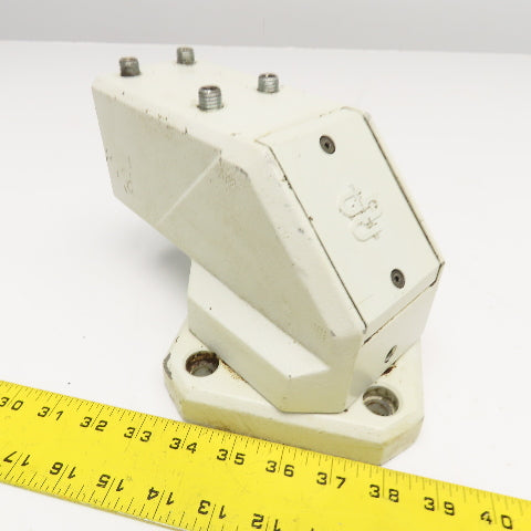 Industrial Articulating Enclosure Conduit Swivel Bracket Elbow 2-3/8" Tube