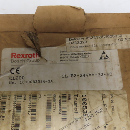 BOSCH CL-E2-24V**-32 Input Module Circuit Board Card PCB