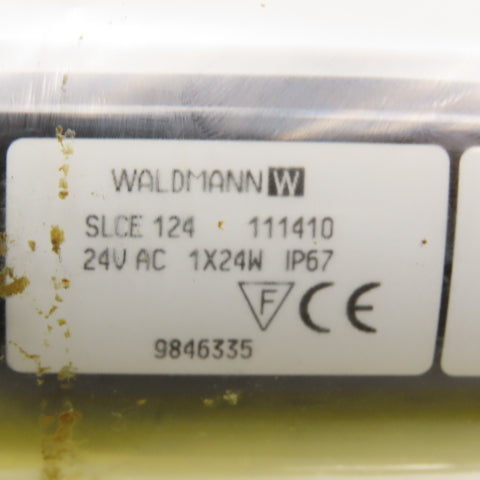 Waldmann SLC124 24V AC 24W Glass Tube Luminaire Light 25" OAL