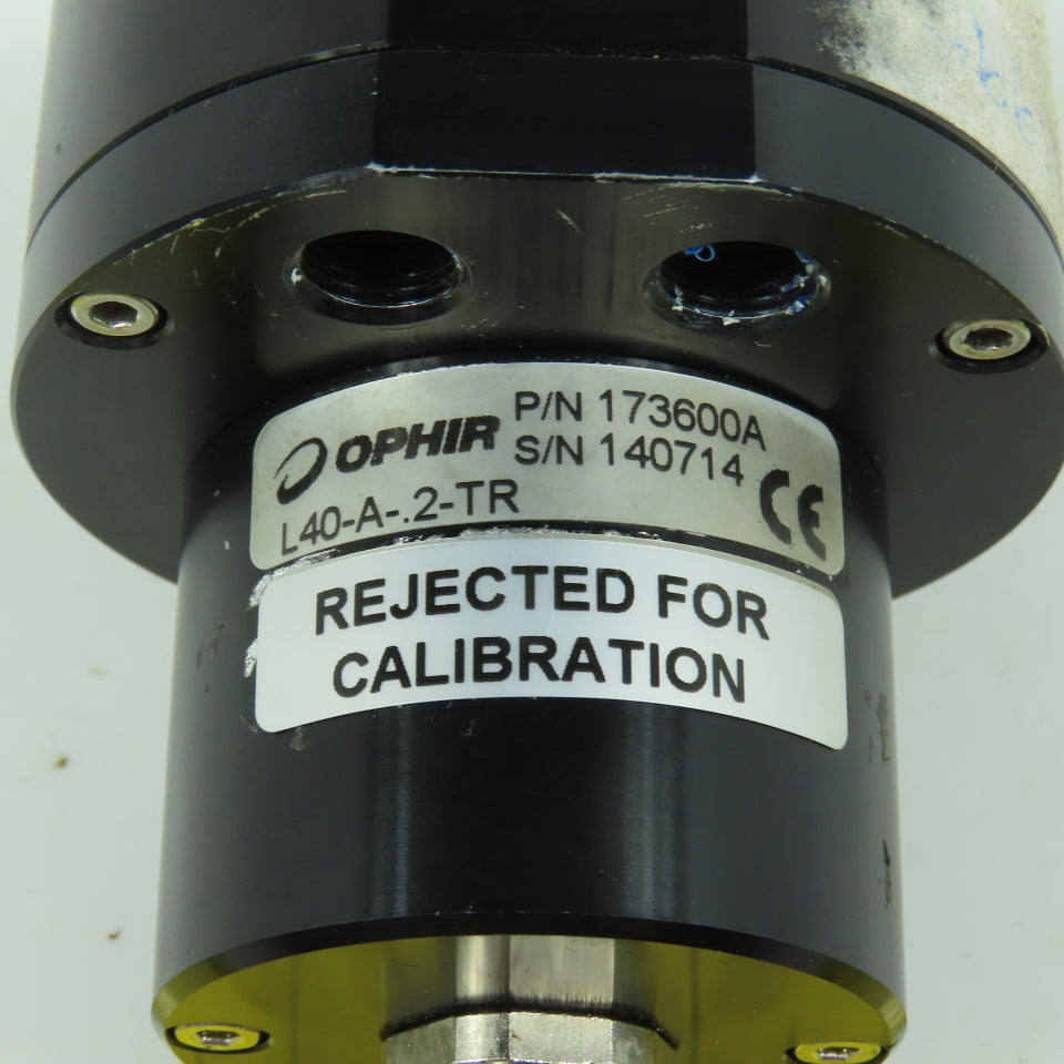 Ophir 173600A L40-A-.2-TR Laser Thermal Power Sensor (Missing Parts)