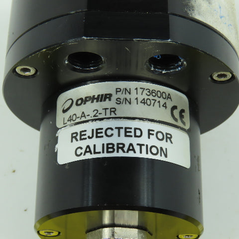 Ophir 173600A L40-A-.2-TR Laser Thermal Power Sensor (Missing Parts)