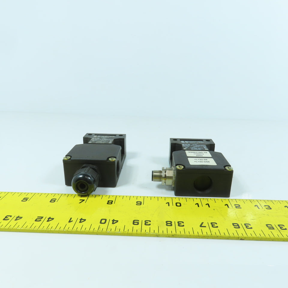 Schmersal AZ 16-02 ZVRK Safety Interlock Switch 230V (No Keys) Lot Of 2