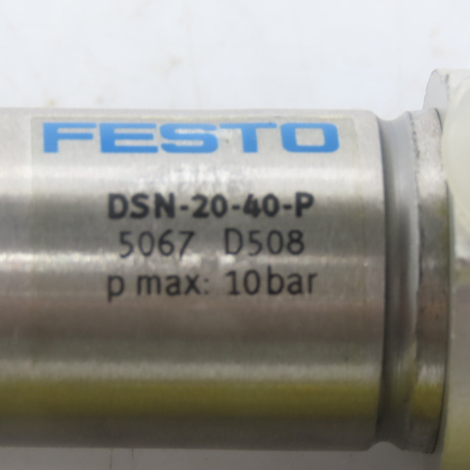 Festo DSN-20-40-P Pneumatic Air Cylinder 20mm Bore 40mm Stroke