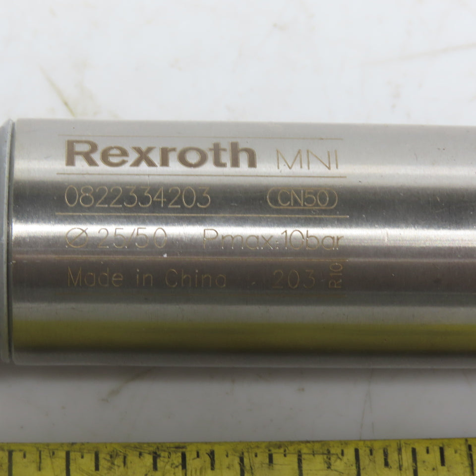 Rexroth 0822334023 Pneumatic Air Cylinder 25mm Bore 50mm Stroke