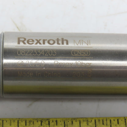 Rexroth 0822334023 Pneumatic Air Cylinder 25mm Bore 50mm Stroke