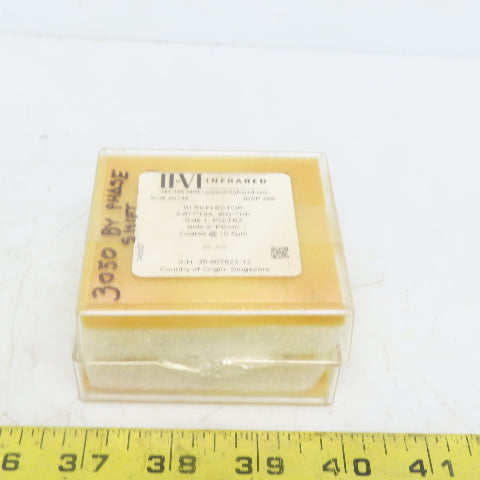 II-VI Infrared SI Reflector Mirror 2.677 Diameter 0.800Thick PO/TRZ FS/UC Coated