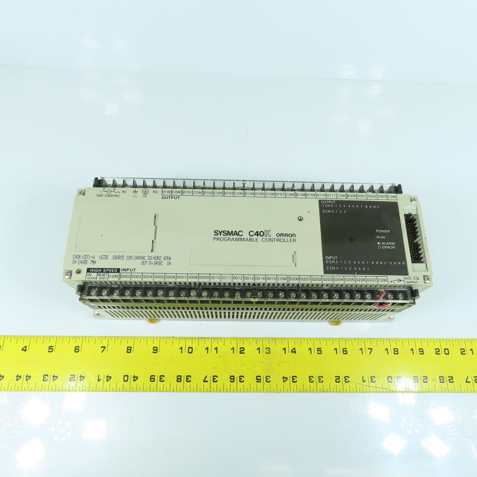 Omron C40K-CDT1-A Sysmac C40K Programmable Controller 24VDC