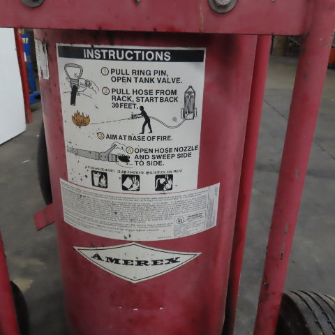 Amerex Portable ABC Dry Chemical 150LB Fire Extinguisher W/ 48' Hose