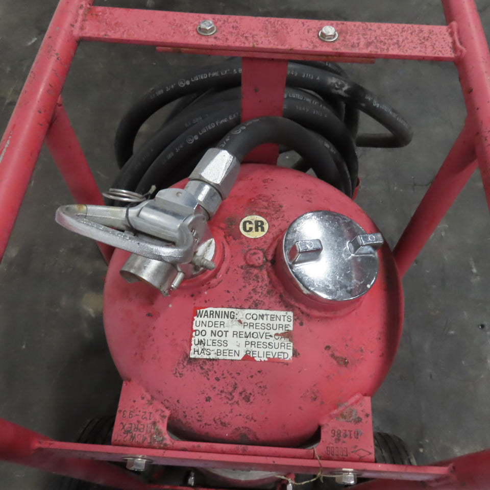 Amerex Portable ABC Dry Chemical 150LB Fire Extinguisher W/ 48' Hose