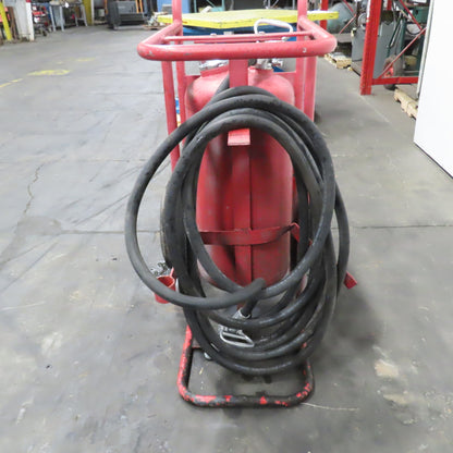 Amerex Portable ABC Dry Chemical 150LB Fire Extinguisher W/ 48' Hose