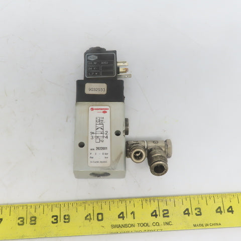 Norgren 2622001 Pneumatic Solenoid Valve 24V Coil