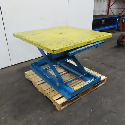 Bishamon EZ-30 Loader Self-Leveling Pneumatic Rotating Pallet Positioner 3000LB